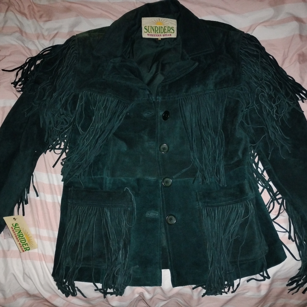 Emerald Green Sunriders Western Wear Coat
